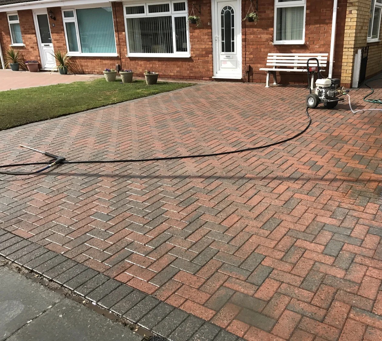 Driveway Pressure Washing