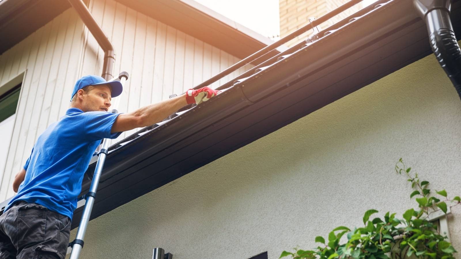 Gutter Cleaning on a UK home - photo 4