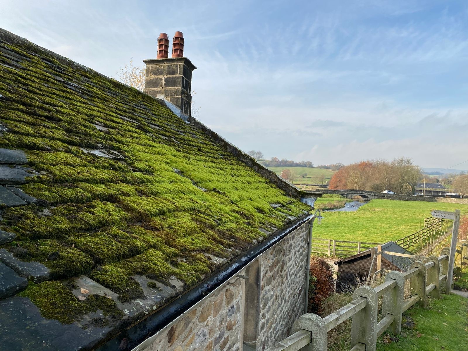 Roof Moss Removal & Treatment on a UK home - photo 3