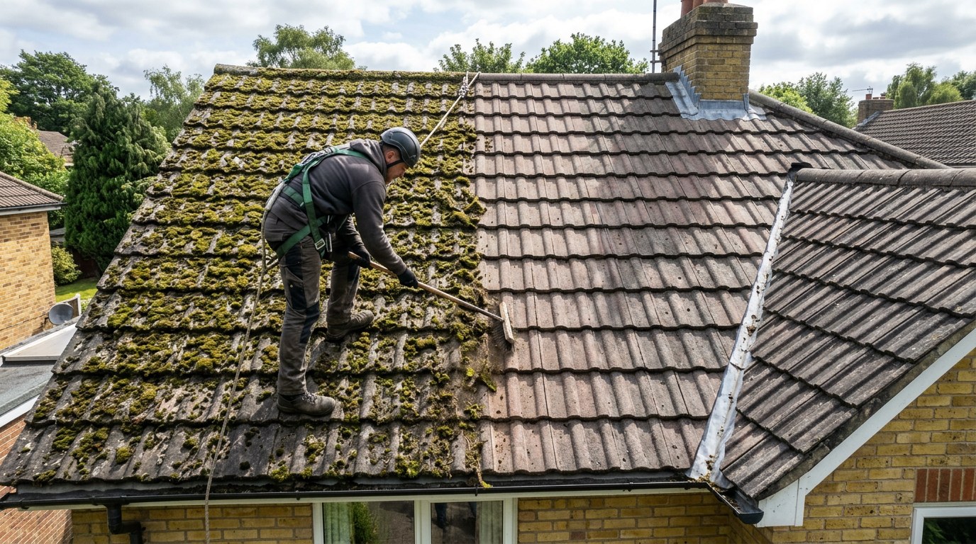 Roof Moss Removal & Treatment